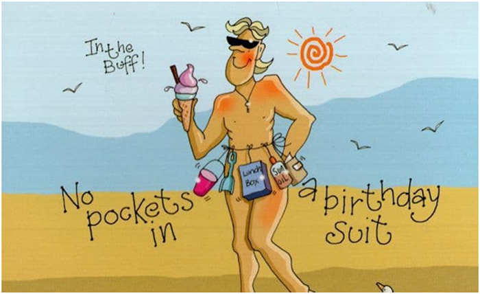 Bliss swinger cruise no pockets in a birthday suit comic