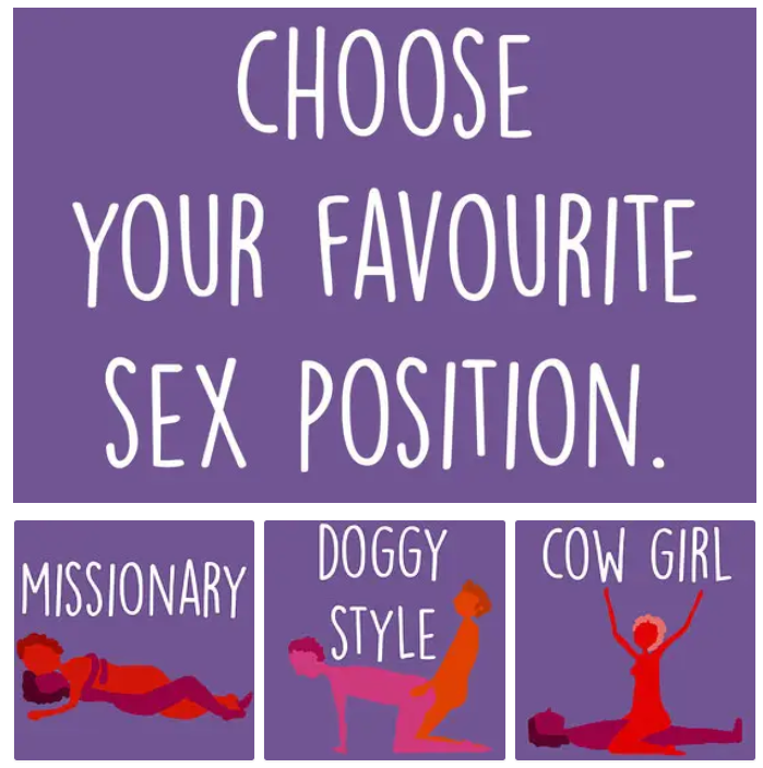 sex positions sex quiz meme