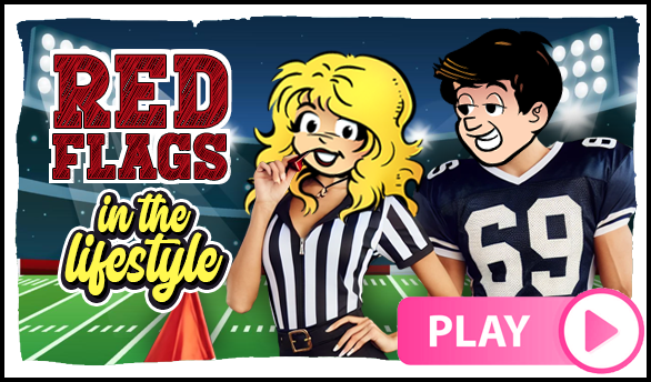 Episode 36 Vanilla Swingers podcast: Swipe Left: Red Flags in the Lifestyle That Scream Run!