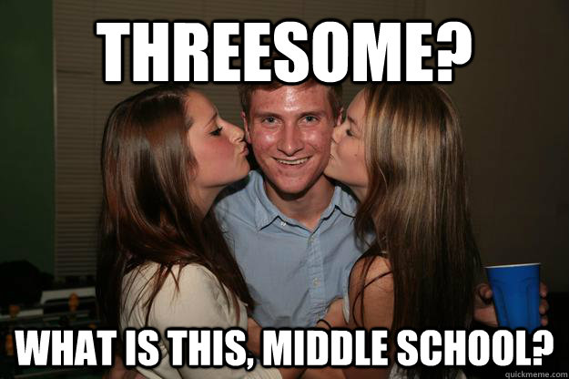MFF Threesome meme