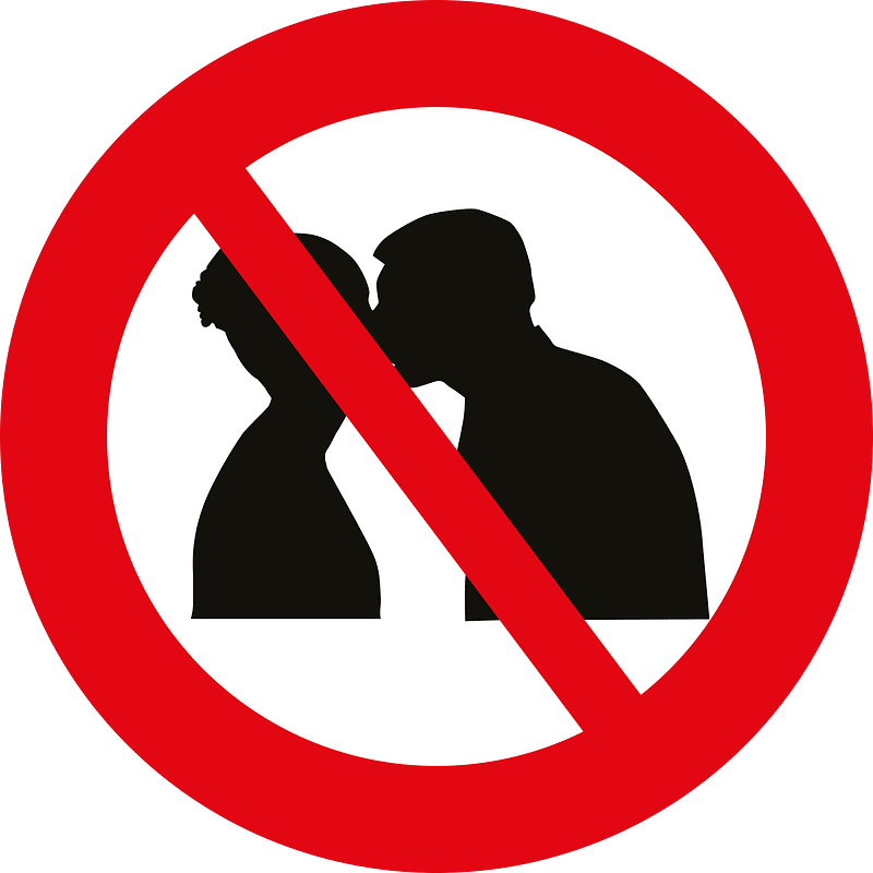 No kissing rule swinging