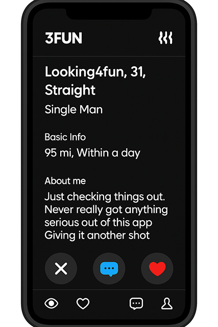 3Fun review user profile sample