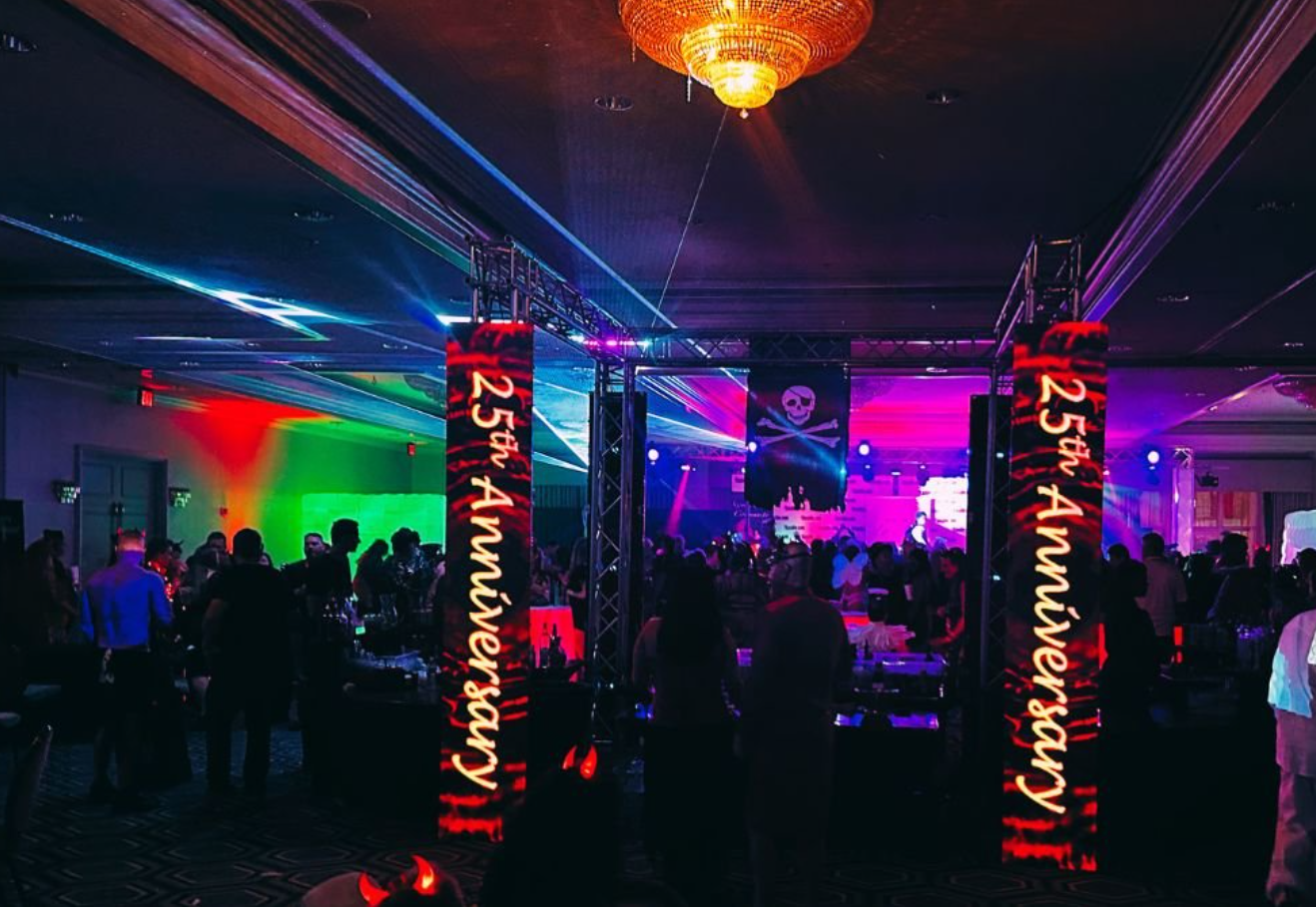 Naughty Nawlins nighttime themed party