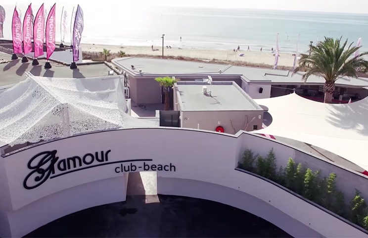 Cap d'Agde naturist village Le Glamour beach club