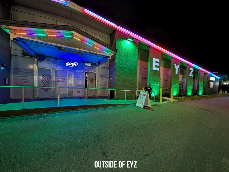 Eyz Wide Shut exterior entrance