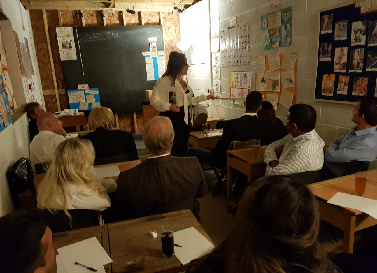 Hellfire Club London schoolroom playroom