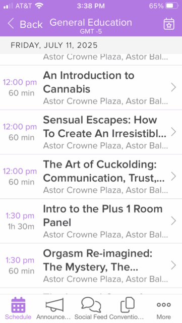 Naughty Nawlins Yapp App Seminars sample
