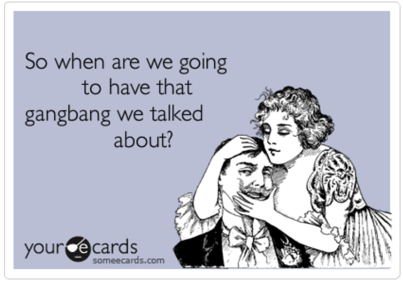 gangbang meme