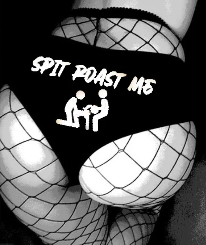 spitroast me sexy underwear